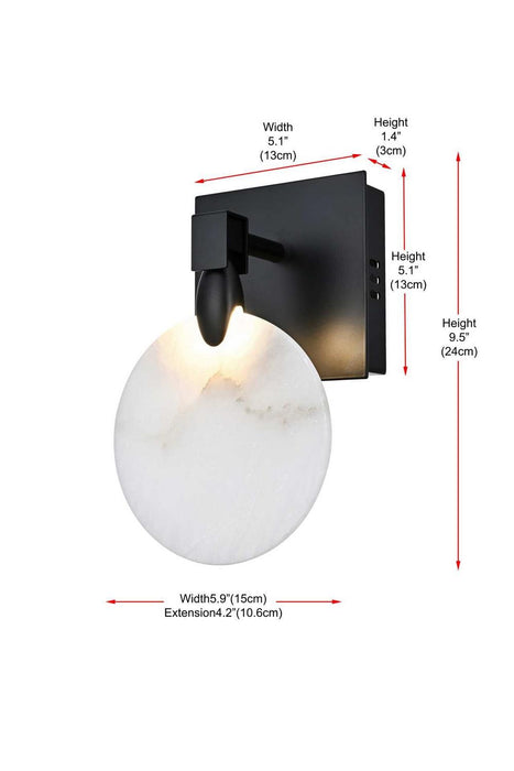 Elegant Lighting - 1012W6BK-11ST - LED Wall Sconce - Avery - Black