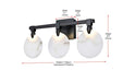 Elegant Lighting - 1012W22BK-11ST - LED Wall Sconce - Avery - Black
