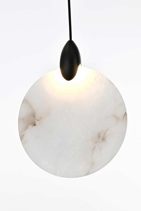 Elegant Lighting - 1012D6BK-11ST - LED Pendant - Avery - Black