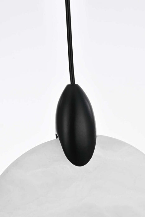 Elegant Lighting - 1012D6BK-11ST - LED Pendant - Avery - Black