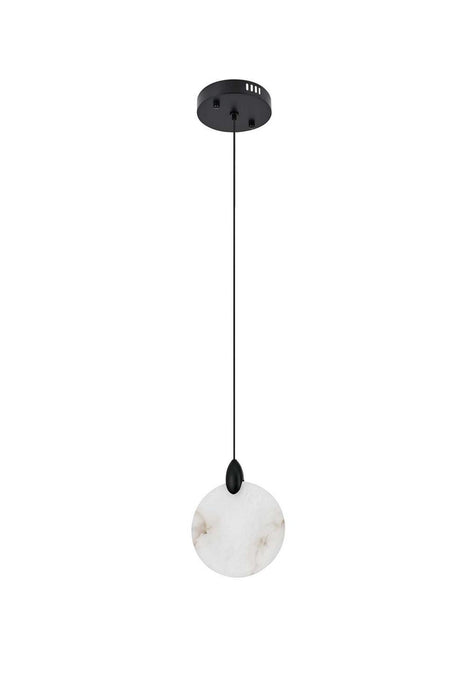 Elegant Lighting - 1012D6BK-11ST - LED Pendant - Avery - Black