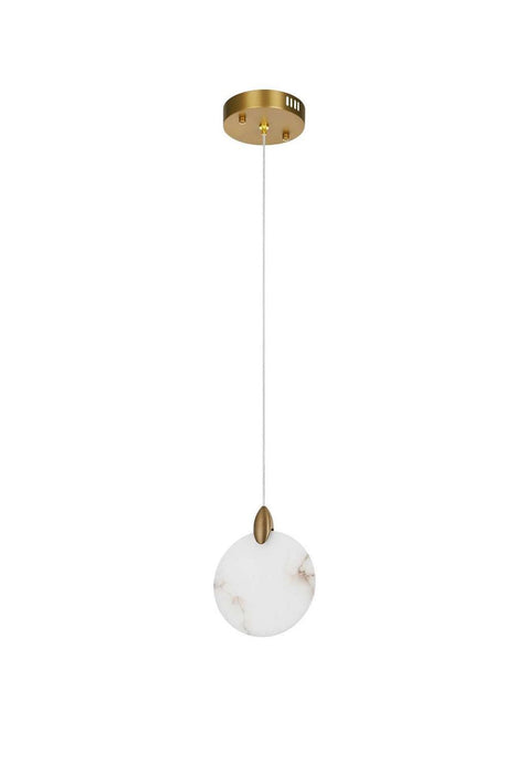 Elegant Lighting - 1012D6SG-11ST - LED Pendant - Avery - Satin Gold