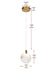 Elegant Lighting - 1012D6SG-11ST - LED Pendant - Avery - Satin Gold