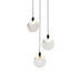 Elegant Lighting - 1012D12BK-11ST - LED Pendant - Avery - Black