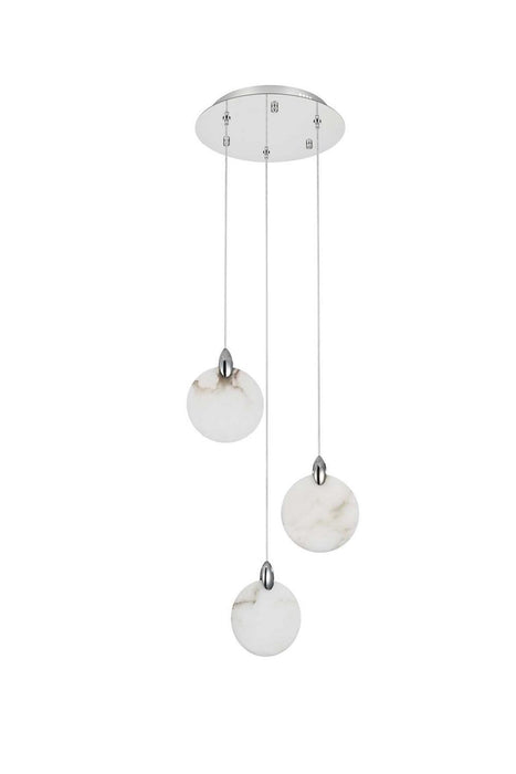 Elegant Lighting - 1012D12C-11ST - LED Pendant - Avery - Chrome