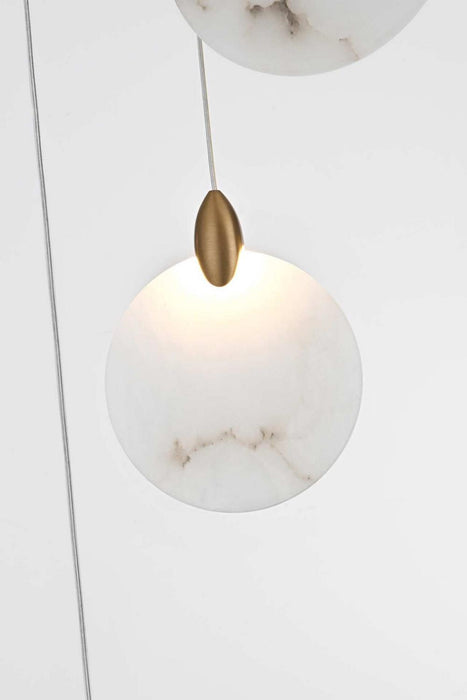 Elegant Lighting - 1012D12SG-11ST - LED Pendant - Avery - Satin Gold