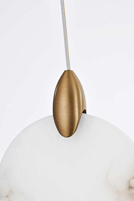 Elegant Lighting - 1012D12SG-11ST - LED Pendant - Avery - Satin Gold