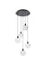 Elegant Lighting - 1012D16BK-11ST - LED Pendant - Avery - Black