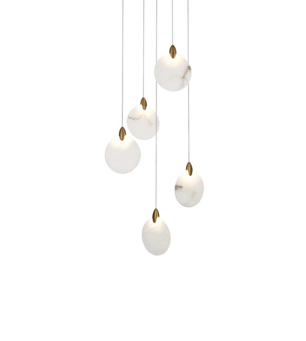 Elegant Lighting - 1012D16SG-11ST - LED Pendant - Avery - Satin Gold
