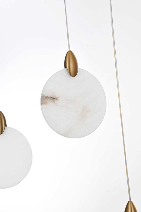 Elegant Lighting - 1012D16SG-11ST - LED Pendant - Avery - Satin Gold