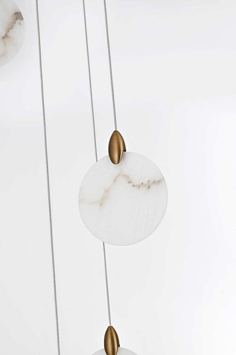 Elegant Lighting - 1012D16SG-11ST - LED Pendant - Avery - Satin Gold