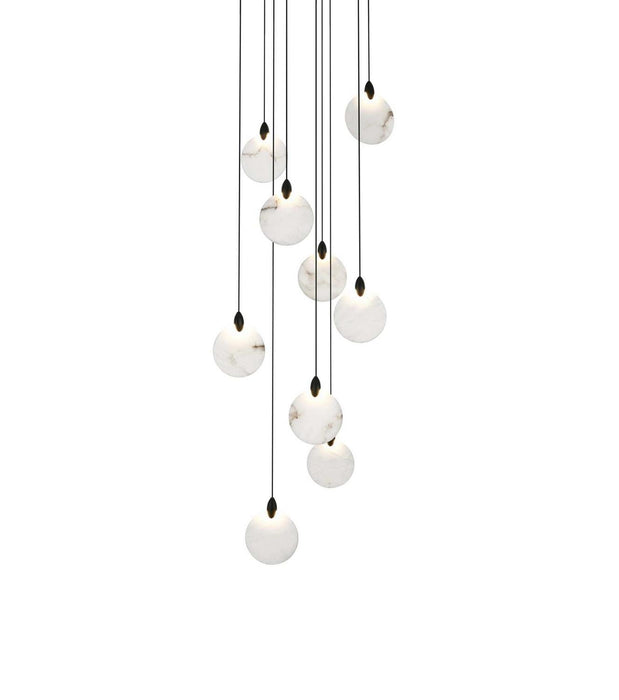 Elegant Lighting - 1012D20BK-11ST - LED Pendant - Avery - Black