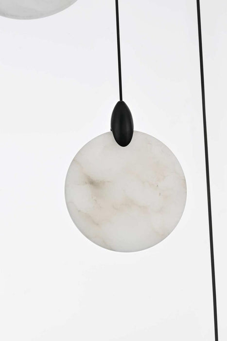 Elegant Lighting - 1012D20BK-11ST - LED Pendant - Avery - Black