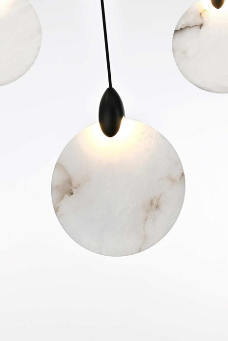 Elegant Lighting - 1012D20BK-11ST - LED Pendant - Avery - Black