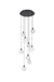 Elegant Lighting - 1012D20BK-11ST - LED Pendant - Avery - Black