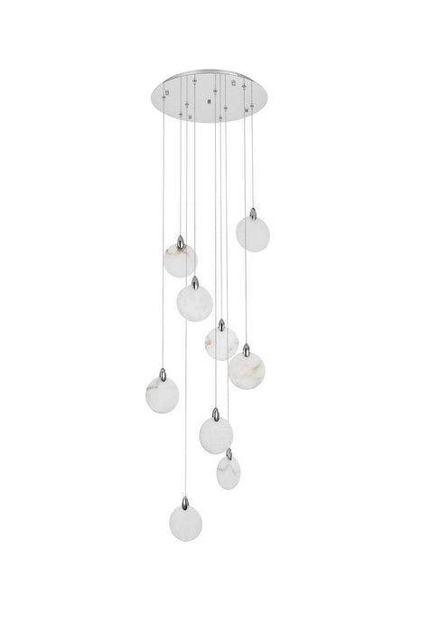 Elegant Lighting - 1012D20C-11ST - LED Pendant - Avery - Chrome