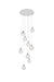 Elegant Lighting - 1012D20C-11ST - LED Pendant - Avery - Chrome