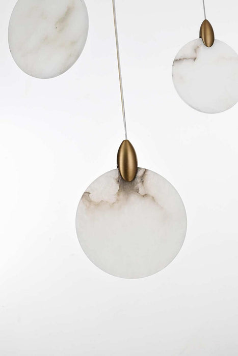 Elegant Lighting - 1012D20SG-11ST - LED Pendant - Avery - Satin Gold
