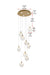 Elegant Lighting - 1012D20SG-11ST - LED Pendant - Avery - Satin Gold