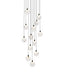 Elegant Lighting - 1012D24BK-11ST - LED Pendant - Avery - Black