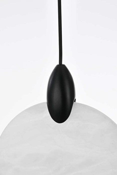 Elegant Lighting - 1012D24BK-11ST - LED Pendant - Avery - Black