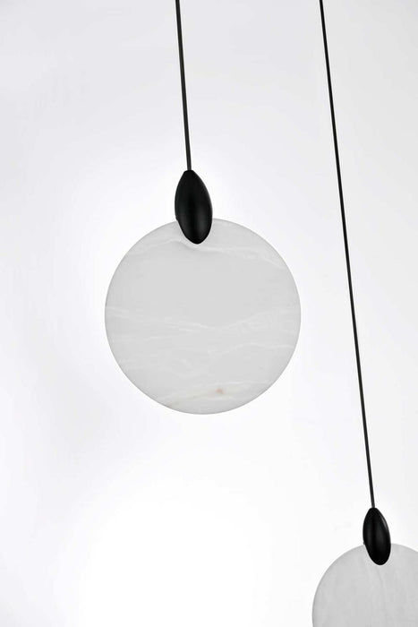 Elegant Lighting - 1012D24BK-11ST - LED Pendant - Avery - Black