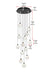 Elegant Lighting - 1012D24BK-11ST - LED Pendant - Avery - Black