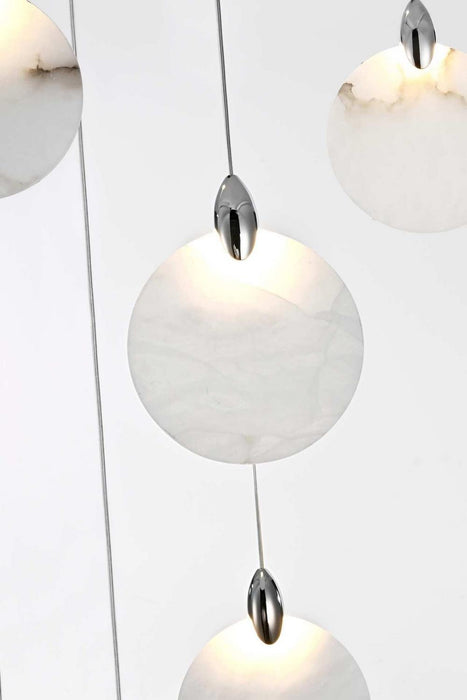 Elegant Lighting - 1012D24C-11ST - LED Pendant - Avery - Chrome