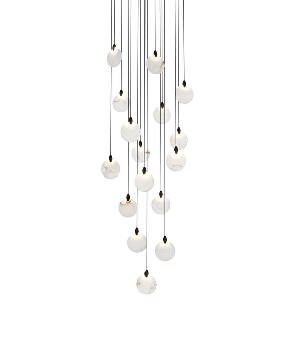 Elegant Lighting - 1012D28BK-11ST - LED Pendant - Avery - Black