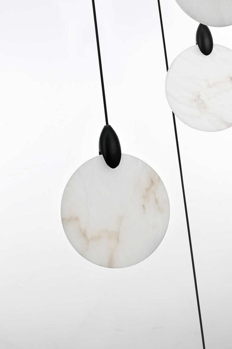 Elegant Lighting - 1012D28BK-11ST - LED Pendant - Avery - Black