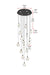 Elegant Lighting - 1012D28BK-11ST - LED Pendant - Avery - Black