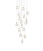 Elegant Lighting - 1012D28SG-11ST - LED Pendant - Avery - Satin Gold
