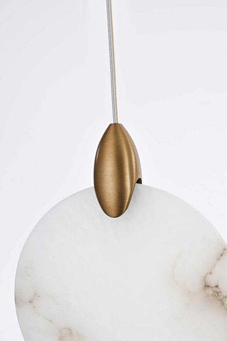Elegant Lighting - 1012D28SG-11ST - LED Pendant - Avery - Satin Gold