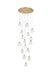 Elegant Lighting - 1012D28SG-11ST - LED Pendant - Avery - Satin Gold