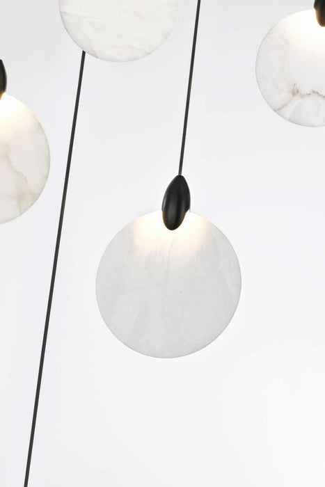 Elegant Lighting - 1012G32BK-11ST - LED Chandelier - Avery - Black