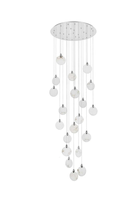 Elegant Lighting - 1012G32C-11ST - LED Chandelier - Avery - Chrome