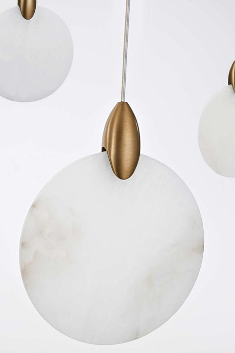 Elegant Lighting - 1012G32SG-11ST - LED Chandelier - Avery - Satin Gold