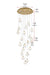 Elegant Lighting - 1012G32SG-11ST - LED Chandelier - Avery - Satin Gold
