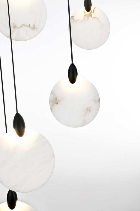 Elegant Lighting - 1012G36BK-11ST - LED Chandelier - Avery - Black