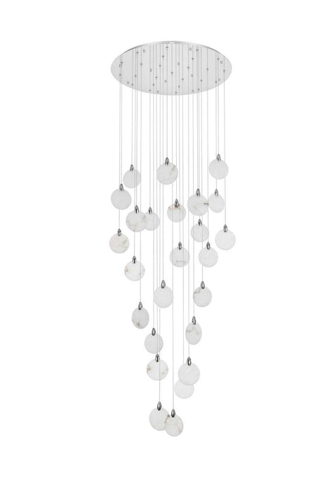 Elegant Lighting - 1012G36C-11ST - LED Chandelier - Avery - Chrome