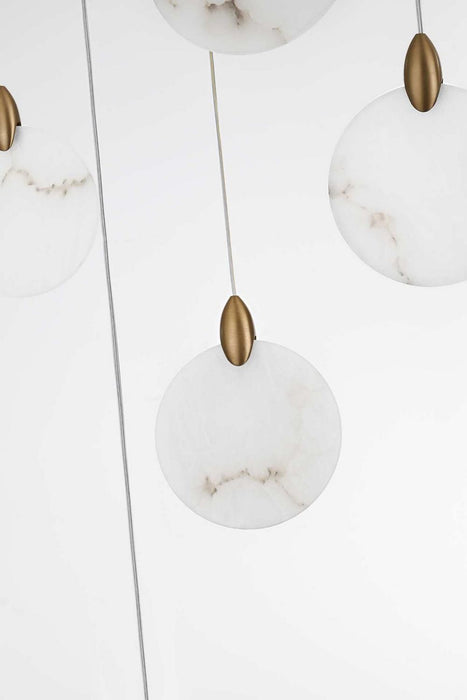Elegant Lighting - 1012G36SG-11ST - LED Chandelier - Avery - Satin Gold
