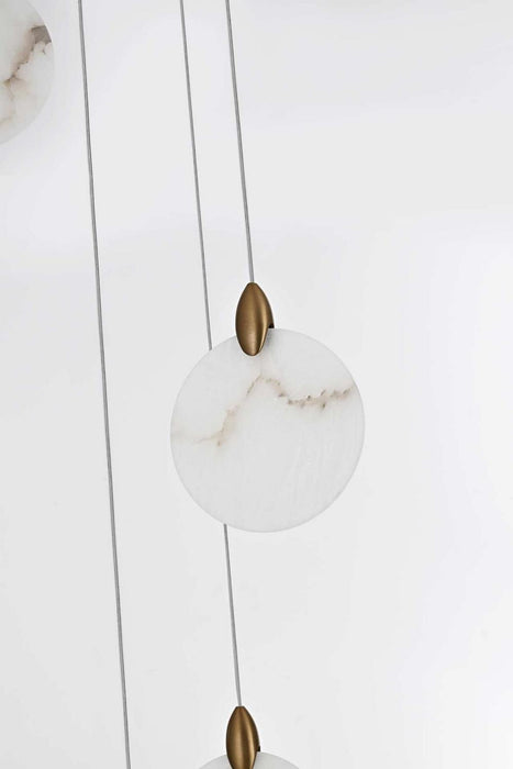 Elegant Lighting - 1012G36SG-11ST - LED Chandelier - Avery - Satin Gold