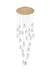Elegant Lighting - 1012G36SG-11ST - LED Chandelier - Avery - Satin Gold
