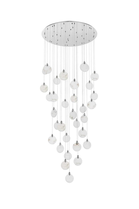 Elegant Lighting - 1012G42C-11ST - LED Chandelier - Avery - Chrome