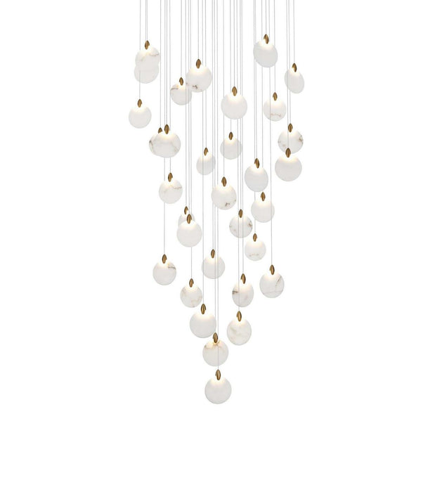 Elegant Lighting - 1012G42SG-11ST - LED Chandelier - Avery - Satin Gold
