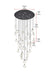 Elegant Lighting - 1012G48BK-11ST - LED Chandelier - Avery - Black