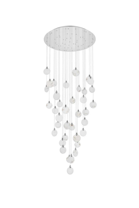 Elegant Lighting - 1012G48C-11ST - LED Chandelier - Avery - Chrome