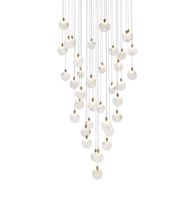 Elegant Lighting - 1012G48SG-11ST - LED Chandelier - Avery - Satin Gold