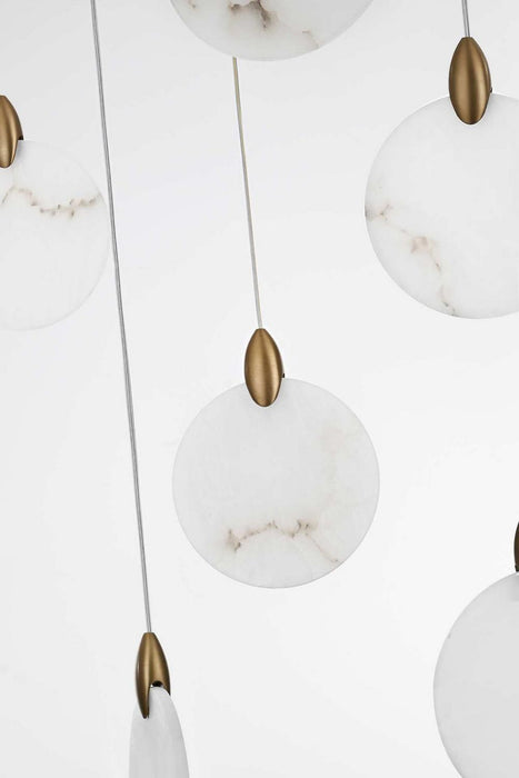 Elegant Lighting - 1012G48SG-11ST - LED Chandelier - Avery - Satin Gold