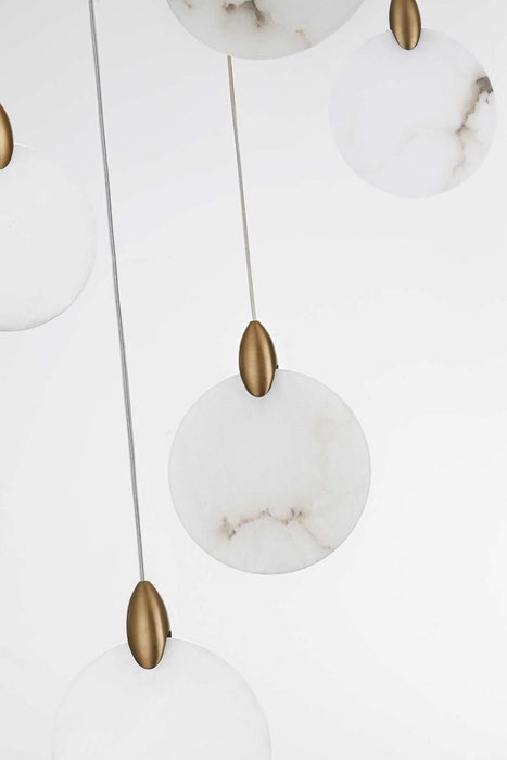 Elegant Lighting - 1012G48SG-11ST - LED Chandelier - Avery - Satin Gold